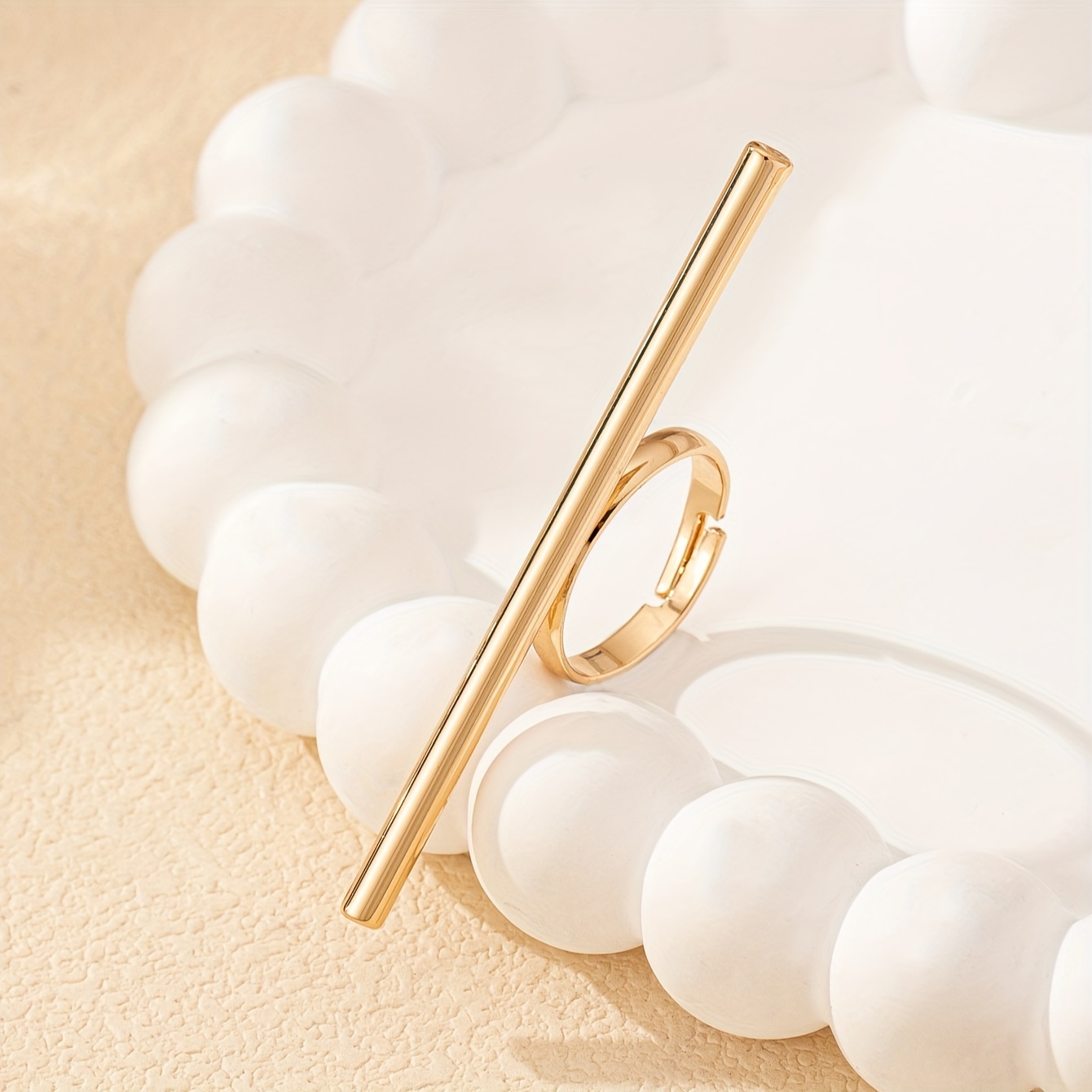 Geometric Minimalist Stylish Ring